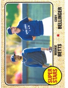 2021 Topps Throwback Thursday #69 Mookie Betts Cody Bellinger/1060 68 Super Star - Picture 1 of 2