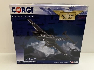 CORGI ME Bf 110E Stab II./NJG 1, Deelen, Holland, Spring 1942 - AA38508 - Image 1 of 4