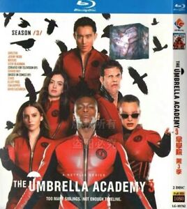 The Umbrella Academy Season 3 (2022) Blu-ray 2-Disc New Box All Region