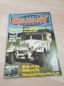 Classic Military Vehicle Magazine Issue 18 November 2002 Morris Commercial PU - Picture 1 of 7