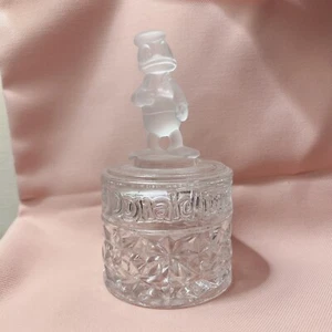 VTG West Germany Walt Disney Donald Duck Lead Crystal Cut Perfect Condition 1985 - Picture 1 of 6