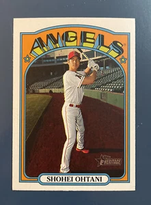 2021 Topps Heritage Shohei Ohtani #245 - Angels - Picture 1 of 2
