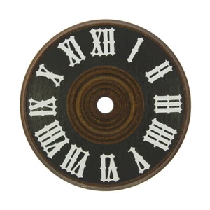 QUADRANTE IN LEGNO PER CUCU' - Ø 90 MM OROLOGIO NUMERI RICAMBI WATCH PARTS - Imagen 1 de 2