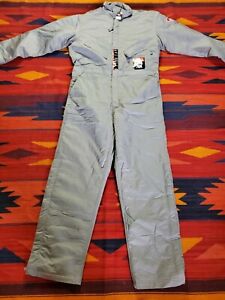 Walls Flame Resistant FR WorkWear Coveralls  Size Large Tall Gray HRC3 ATPV 34.3