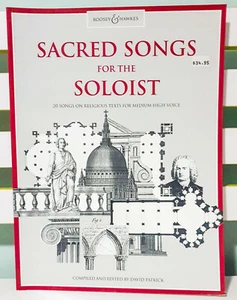 Sacred Songs for the Soloist: 20 Songs on Religious Text for Medium High Voice! - Picture 1 of 2