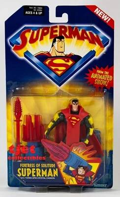 Kenner Superman From Animated Series Fortress of Solitude Superman 2001 New - Image 1 of 4