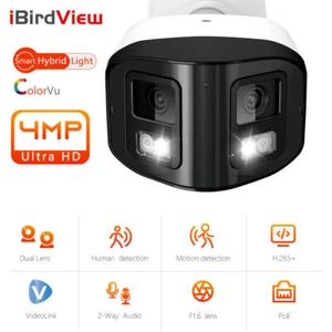 iBirdView Hikvision Compatible 4MP POE illumination Panoramic Camera 4MM 170° - Picture 1 of 17