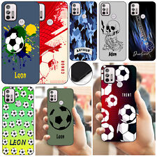 Football Custom Phone Case For Motorola Moto G14 G54 G84 G73 G62 Silicone Cover