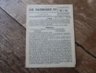Gasschutztafel Die Gasmaske 30 Von März 1940