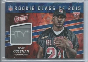 2015 PANINI FESTA DEL PAPÀ RC ROOKIE CLASS DEBUTTO RELIQUIA CAPPELLO TEVIN COLEMAN 49ERS - Foto 1 di 1