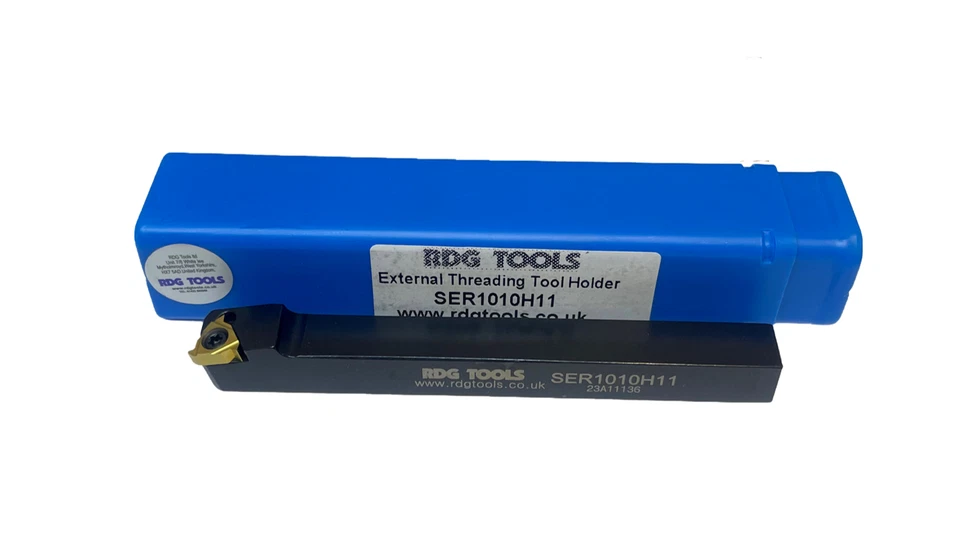 10MM INDEXABLE EXTERNAL THREADING TOOL 55° IMPERIAL THREAD CUTTING RDGTOOLS - Image 1 of 1