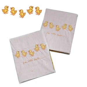 Set of 2 - * SECONDS * Baby Nursery Duck Bassinet & Cradle Sheet Sets - Picture 1 of 5