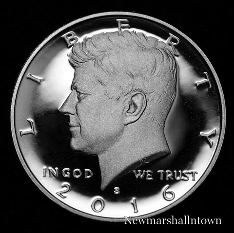 2016 S Kennedy Half Dollar Clad Proof Coin ~ Proof from Proof Set Cover