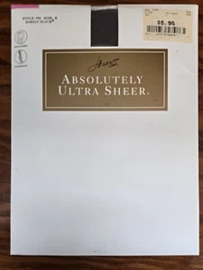 Hanes Absolutely Ultra Sheer Style 705 Barely Black Size E Non Control Sandal... - Picture 1 of 3