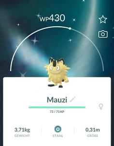 ✨#52 Shiny Mauzi (Galar) Pokémon Go✨ - Imagen 1 de 2
