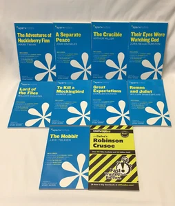 SparkNotes Literature Study Guides Lot (9) + (1) CliffsNotes - Picture 1 of 11