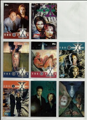1995 X-Files: Series 1 (Topps) SET of 8 Promo Cards (0 P1 P3 P4 P5 P6 TXFM 1/2) - Image 1 of 2
