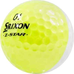 24 MINT Srixon Z-Star Divide White/Yellow AAAAA Used Golf Balls - Picture 1 of 2