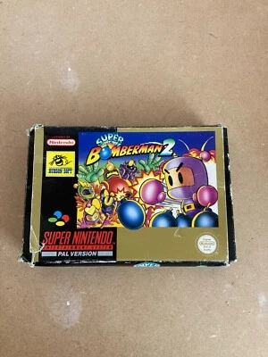 Snes Game Bomberman 2  pal tested - Image 1 of 4