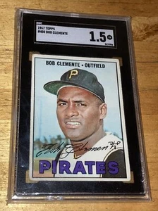 1967 Topps #400 Hof Roberto Clemente SGC 1.5 Nicely Centered Pirates Vintage - Bild 1 von 6