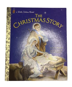 Little Golden Book "The Christmas Story" Book 1952 Renewed 1980 - Foto 1 di 12