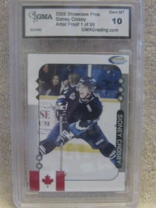 2005 NHL Showcase Prospects SIDNEY CROSBY RC Ice Hockey Graded 10 (GMA) - Picture 1 of 4