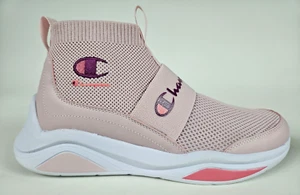Champion Shoes Legend Tenis Sin Cordones Para Mujer Talla 8w Parte Superior Alta Rosa Atlético NUEVO - Imagen 1 de 14