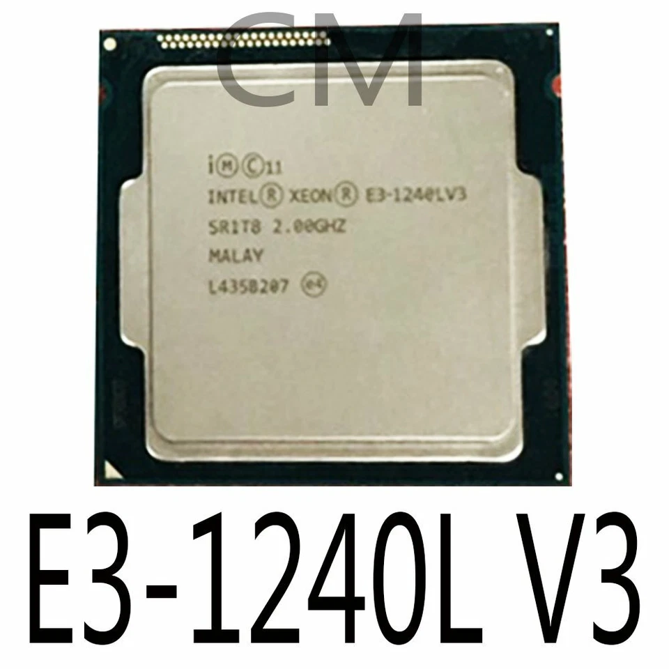 Intel Xeon E3-1240L V3 2GHz 4-Core 8M Cach 25W LGA 1150 Server CPU Processor - Image 1 of 1