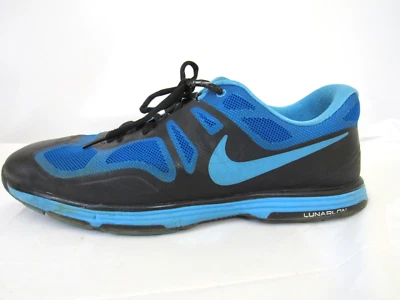 Nike 628340 400 Lunarlon Hyperfuse  Ascend Men's Golf Shoes Blue Black Size 11.5 - Image 1 of 4