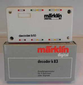 Märklin H0 Nr. 6083 Decoder k83 Empfängermodul f. 4 Weichen o. Signale OVP2#7704 - Bild 1 von 2
