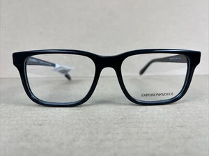 Emporio Armani EA3218F 5017 Black Clear Gray Eyeglasses 53 17 145 Frames - New - Picture 1 of 8