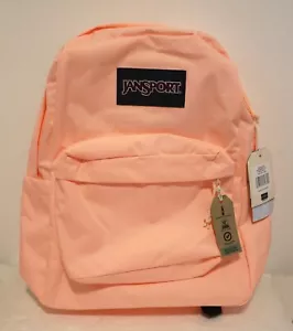 JANSPORT SUPERBREAK PLUS (PFIRSICH NEON) mit Laptoptasche RUCKSACK NEU mit ETIKETT!! - Bild 1 von 2