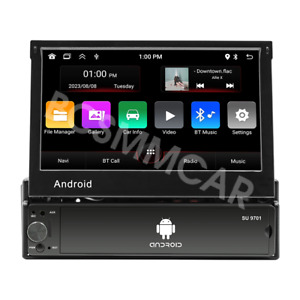 Single Din Radio Car Stereo GPS Navi WIFI Video Player CarPlay Android Auto BT