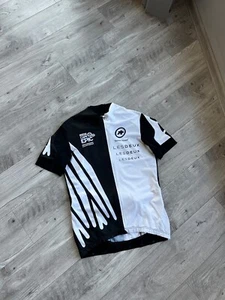 Assos men's black/white cycling equipment jersey Size: L - Picture 1 of 13