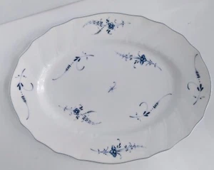 Villeroy & Boch Made in Germany Vieux Luxembourg Oval Serving Platter 14" Blue - Picture 1 of 11