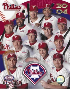 Archivo de fotos sin firmar 8x10 2004 foto del equipo Philadelphia Phillies - Imagen 1 de 1