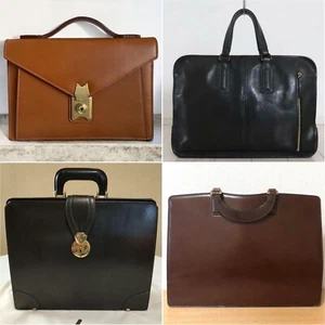 TSUCHIYA KABAN Valigetta Borsa da Lavoro in Pelle Mini Slip Dulles ecc. GIAPPONE USATO - Foto 1 di 64