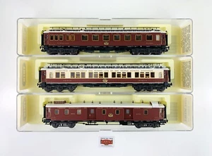 MP107 - TRIX EXPRESS H0 3390/1/2 - LOTE 3 COCHES WAGON LITS EXPRESS EUROPEENS AC - Bild 1 von 2