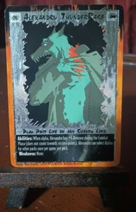 Rage Werewolf Alexandru ThunderRage 1995 FOIL White Wolf - Picture 1 of 3