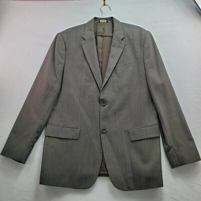 Jaqueta Blazer Banana Republic Masculina 46L Marrom Roxa Listra Carreira Esporte Preppy - Imagem 1 de 4