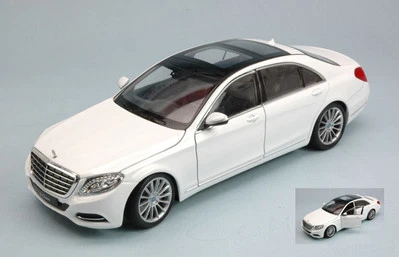 MODELLINO AUTO STATICO WELLY MERCEDES S-CLASS W222 2013 BIANCO SCALA 1:24 - Immagine 1 di 4