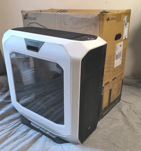 CORSAIR 780T - huge E-ATX / XL-ATX PC case - white "Graphite" full tower - Picture 1 of 12