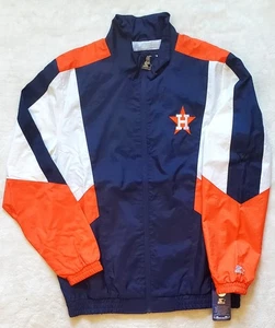 Houston Astros Sprinter Starter Jacket Full Zip 65' Flying Star Logo Sz Med🤘🔥 - Picture 1 of 16
