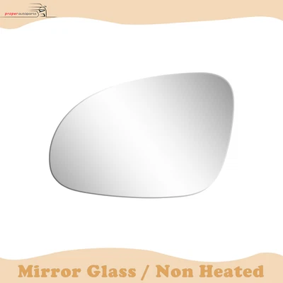 Vidrio espejo retrovisor para Volkswagen Jetta 2007-2009 conductor lado izquierdo adhesivo plano 4104 Foto 1 de 4