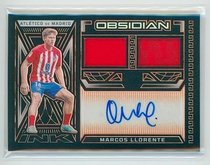 Camiseta deportiva Panini Obsidian 2023-24 tinta grabado eléctrico naranja #DJ-ML Marcos Llorente - Imagen 1 de 2