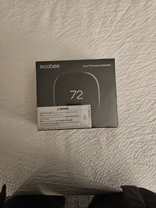 Ecobee EB-STATE6L-01 Smart Thermostat Enhanced Black SEALED - Picture 1 of 2