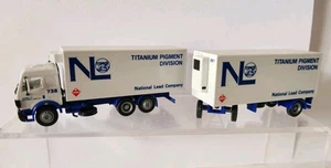 Herpa HO 1:87 Mercedes NG 1632 23' Refrigerated Tractor Trailer set, NL Co. - Imagen 1 de 7