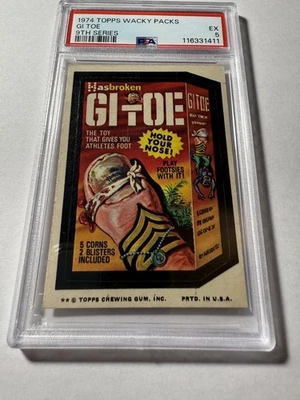 Topps Wacky Packages GI TOE 1974 9ª Serie PSA 6 EX Foto 1 de 3