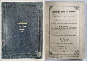 Österreichs Helden u. Heerführer 1853 Stahlstich Portraits Schlick Windischgrätz - Imagen 1 de 1