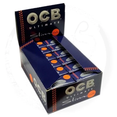 24x OCB ULTIMATE SLIM ROLLS PAPIER EN ROULEAU (44mm x 4mt)